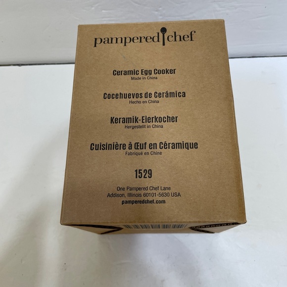 PAMPERED CHEF CERAMIC‎ EGG COOKER - Picture 2 of 6